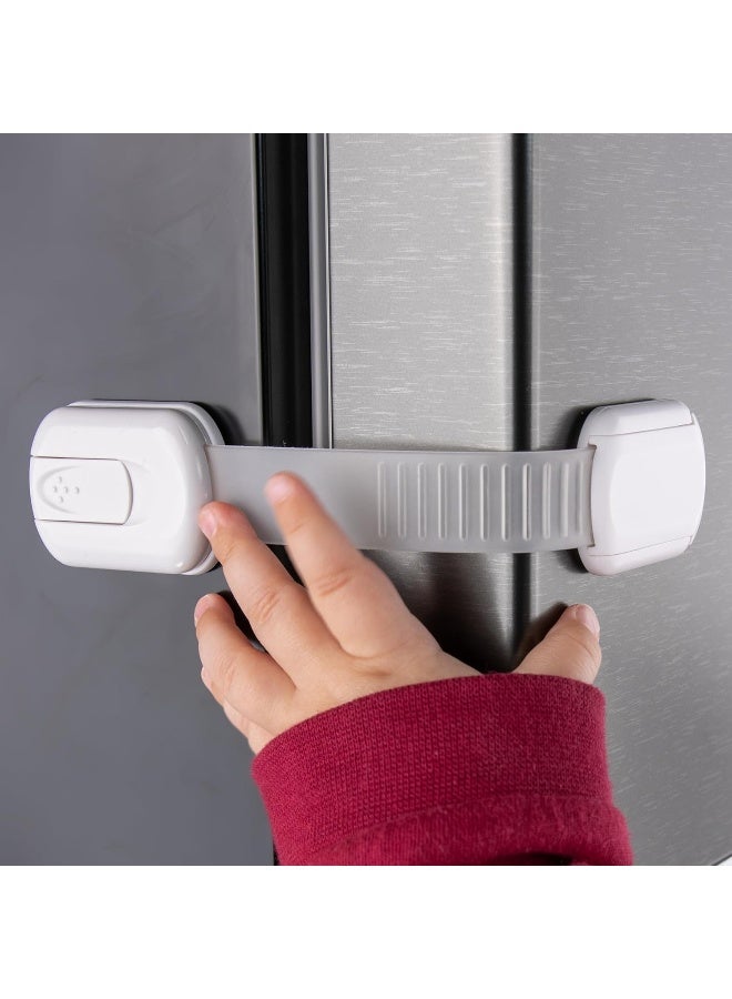 HomeBrella 10-Pack Baby Proof Cabinet Locks - Image 1